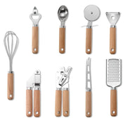 Wooden Handle Cooking Utensils Set