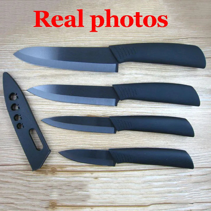 Black Blade Ceramic Knife Set