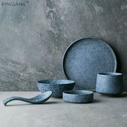 KINGLANG Marble Ceramic Tableware