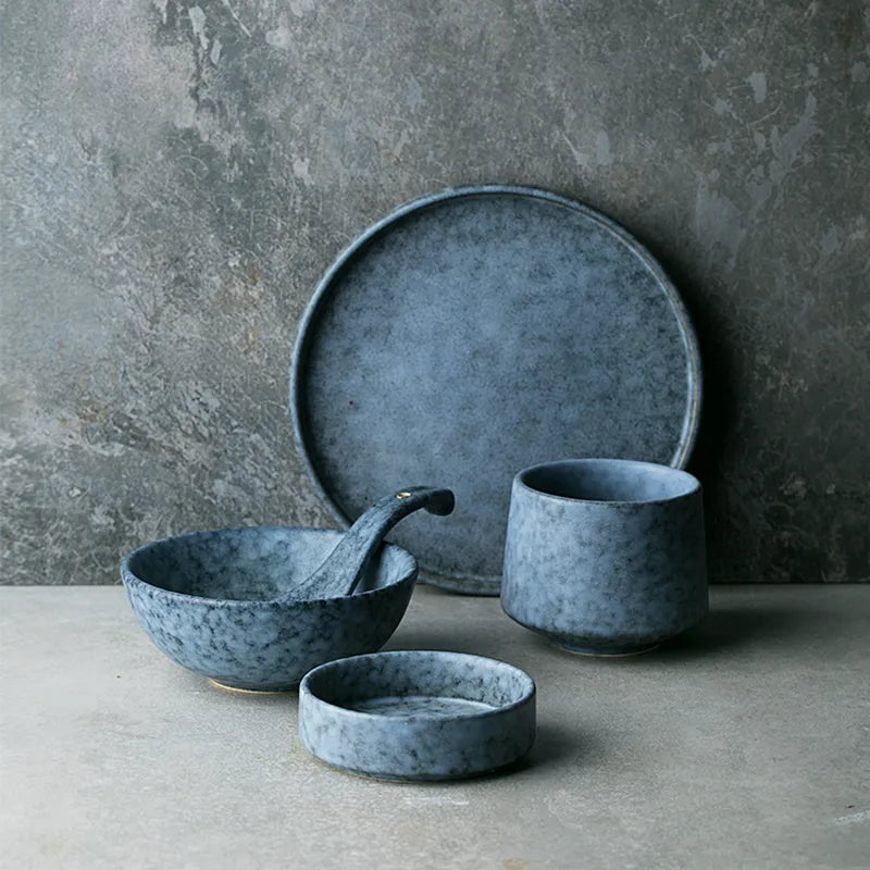 KINGLANG Marble Ceramic Tableware