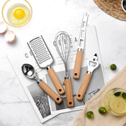 Wooden Handle Cooking Utensils Set