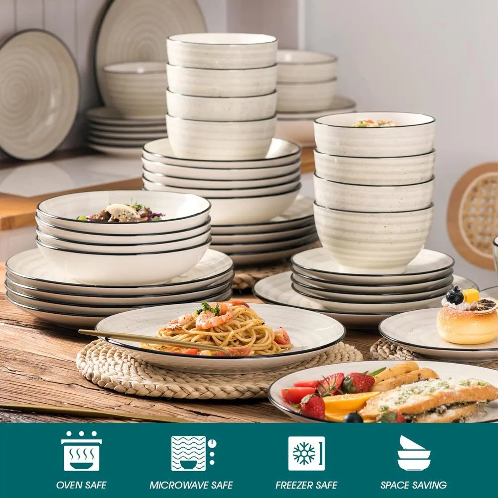 Vancasso 24-Piece Stoneware Set