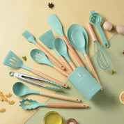 14-Piece Heat-Resistant Silicone Kitchen Set