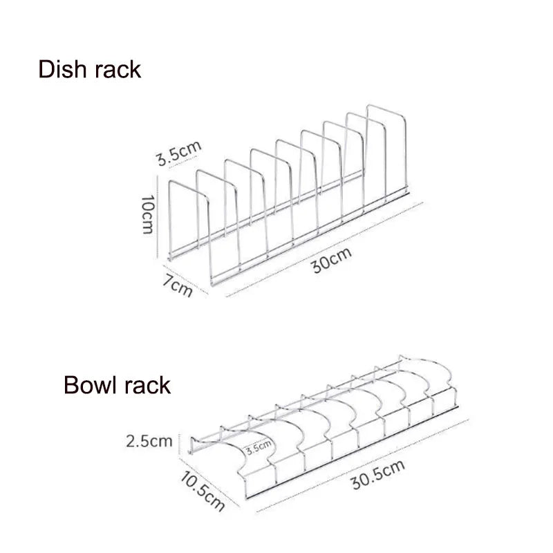 Stainless Steel Dish Organizer Rack