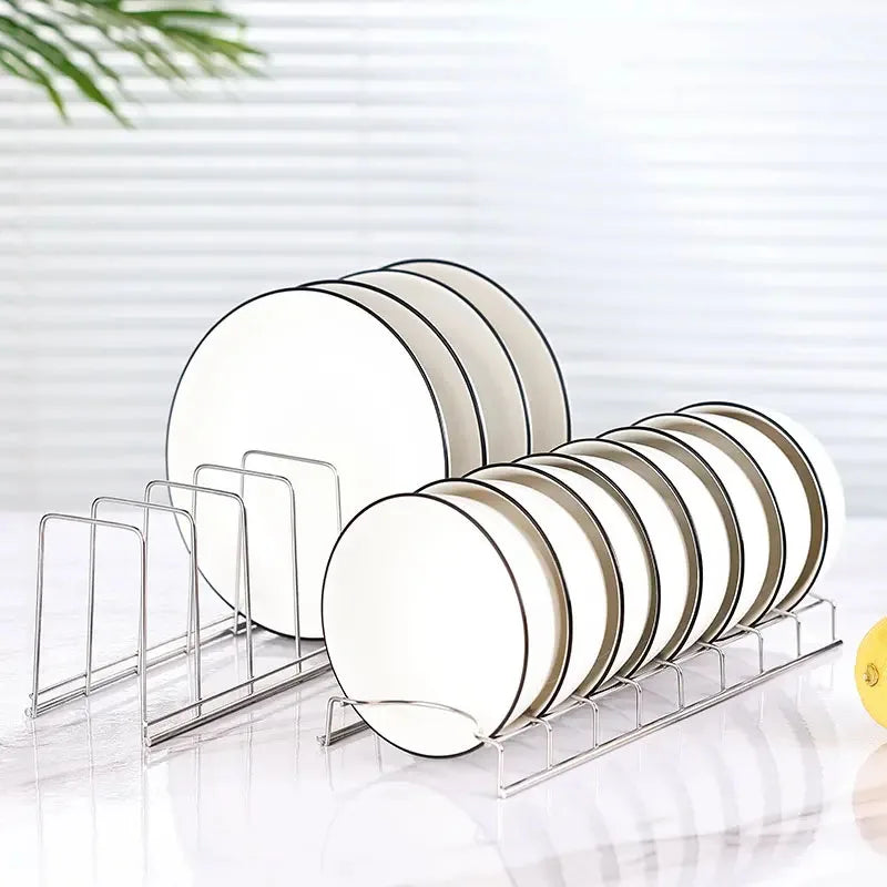 Stainless Steel Dish Organizer Rack