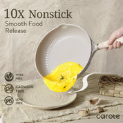 CAROTE 8-Piece Nonstick Ceramic Set