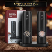 Electric Salt & Pepper Grinder Set