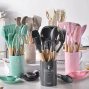 14-Piece Heat-Resistant Silicone Kitchen Set