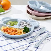 3Pcs/Set Baby Anti-hot Training Dinner Plate