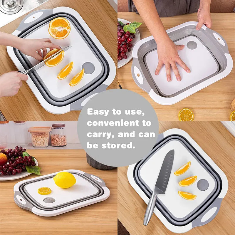 3-in-1 Collapsible Cutting Board