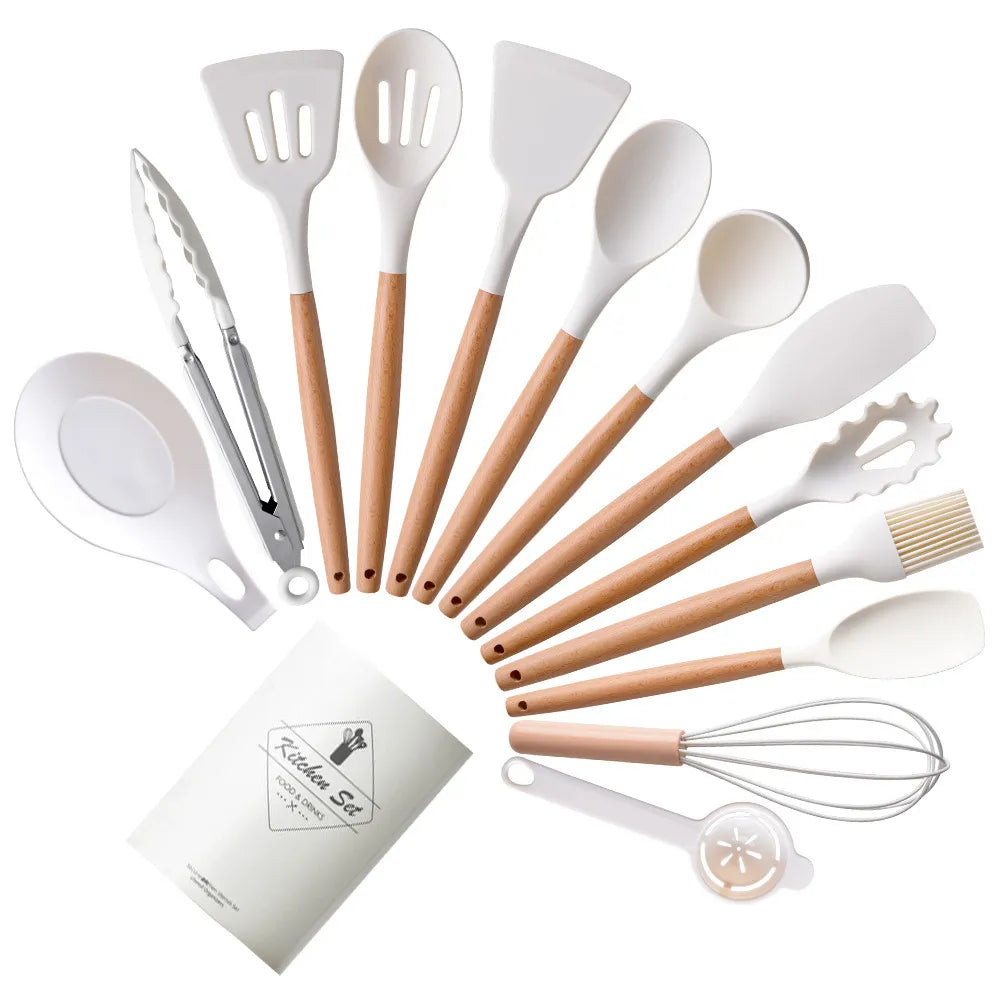 14-Piece Heat-Resistant Silicone Kitchen Set