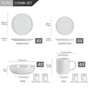 Vancasso SESAM White Stoneware Set