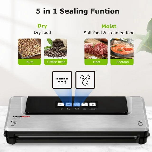 Bonsenkitchen 60Kpa Vacuum Sealer